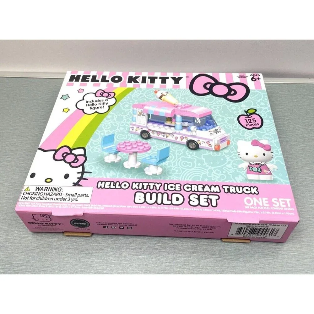 Sanrio Hello Kitty Ice Cream Truck Build Set 125-Pcs - Picture 3 of 4